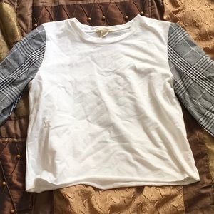 Long sleeve crop shirt